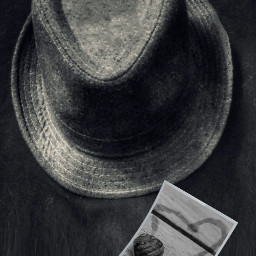 freetoedit photostory hat snailtrail slowlyfalling