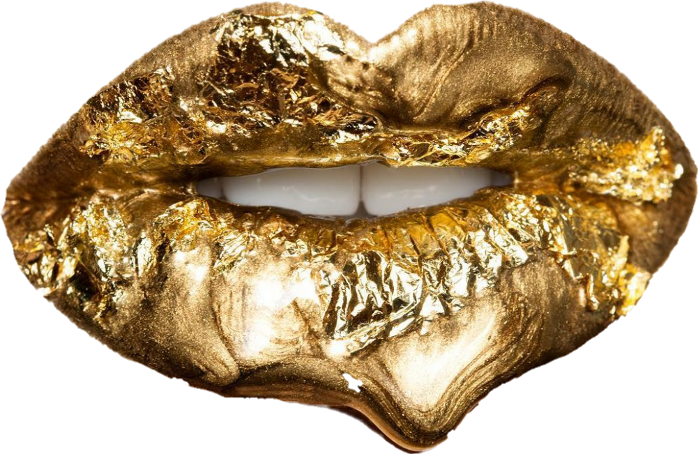 Золотистые губы. Золотые губы. Губы золото. Красивые золотые губы. Картина губы с золотом.